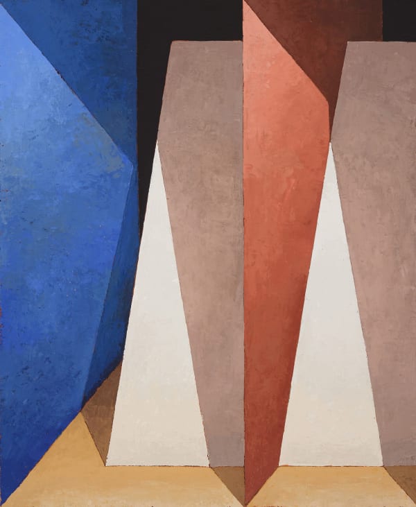 Christian Hidaka Kirby Variation II, 2023 oil tempera on linen 61 x 50 cm