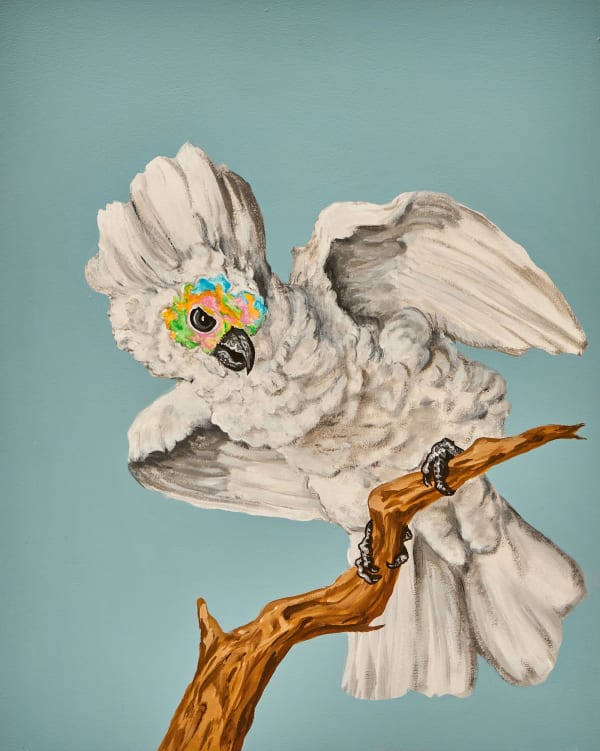 Djordje Ozbolt The Optimist, 2024 acrylic on board 50.3 x 40.2 cm