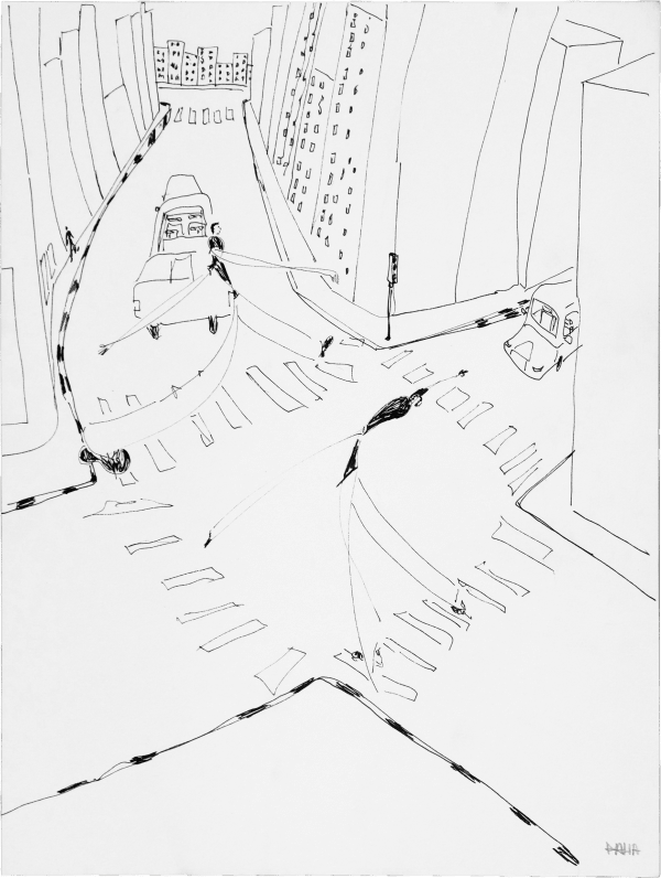 Dalia Sadeq, Brooklyn Pedestrians, 2021