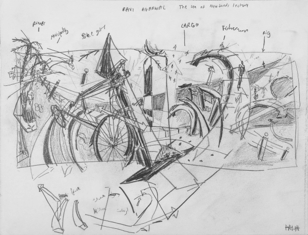 Dalia Sadeq, Sketch for 'Untitled 2', 2022