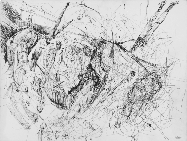 Dalia Sadeq, Sketch for 'Our Search for Other Planets', 2022