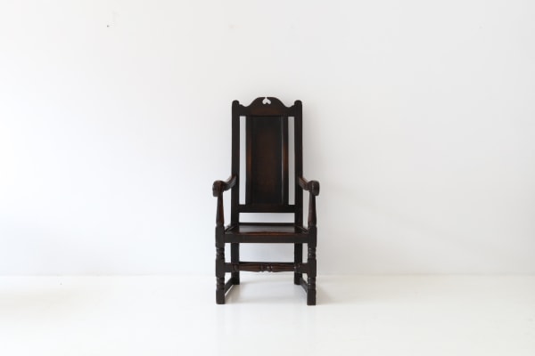 Unknown Designer, Wainscot Throne Chair, c.17th century
