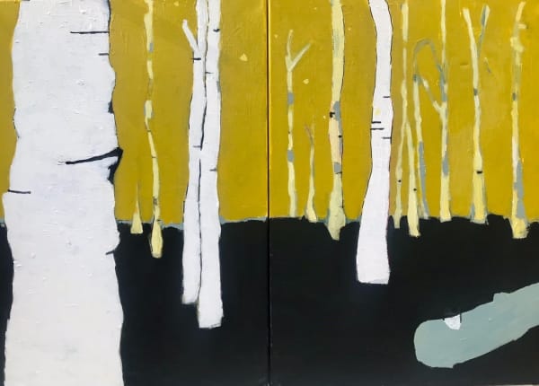 Penelope Treadwell, Towards the Silver Birches - Sculpture by the Lakes, 2022