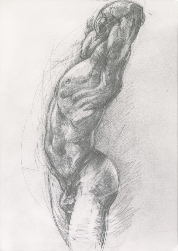 Carol Peace, Royal Academy sketch of The Sluggard by Leighton PRA, 2025