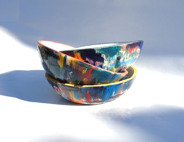 Krystyna Sargent, Deap Sea Flat Bowls 12, 2024