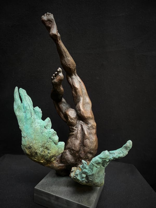 Lucianne Lassalle, Little Icarus with Burning Wings