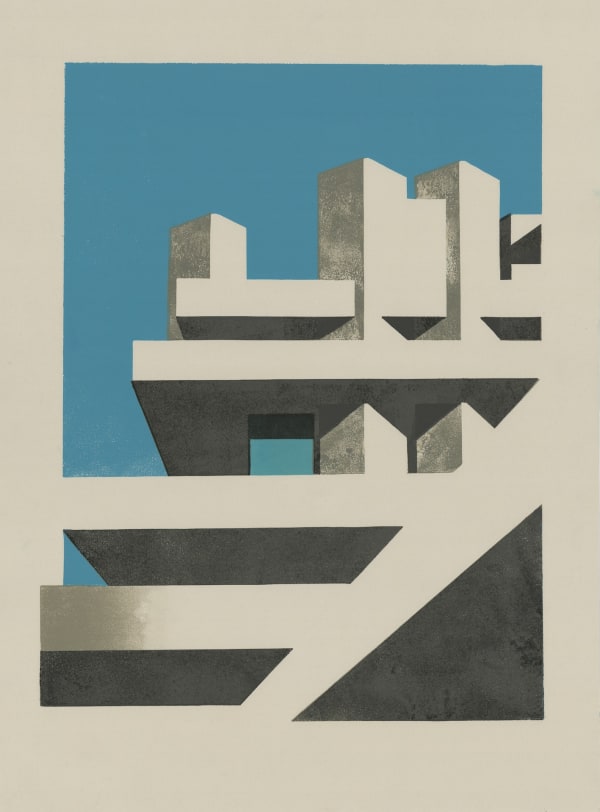 Paul Catherall, National Blue , 2022