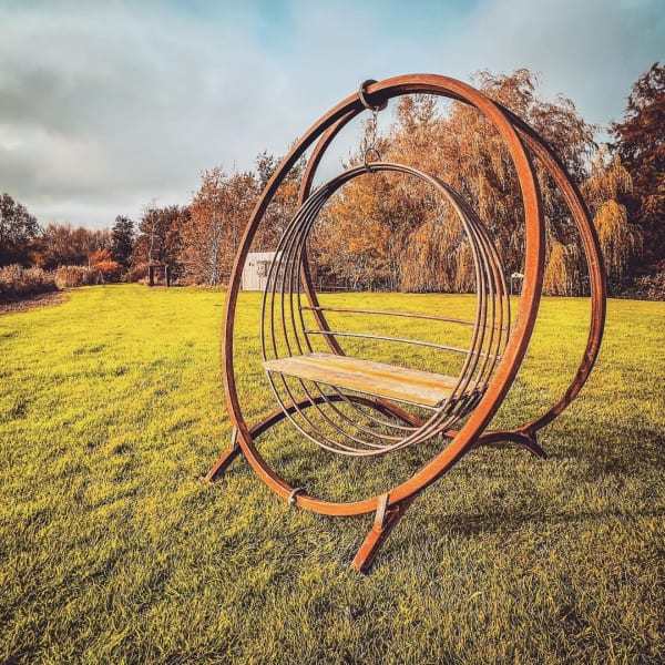 Studio Gudgeon, Halo Seat with Circular Stand