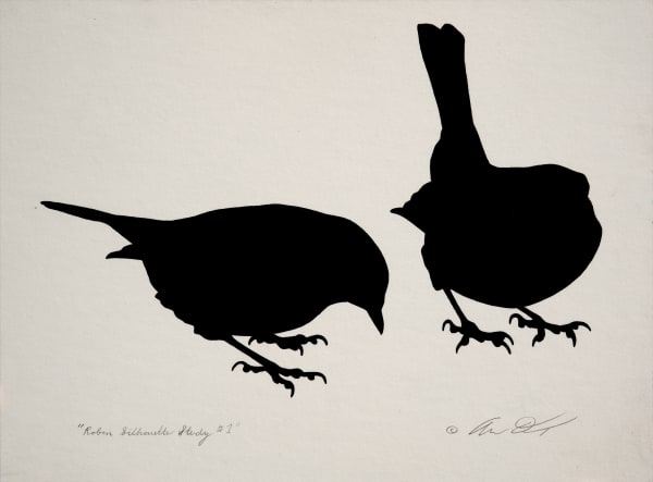 Andrew Denman, Robin Silhouette Study #1