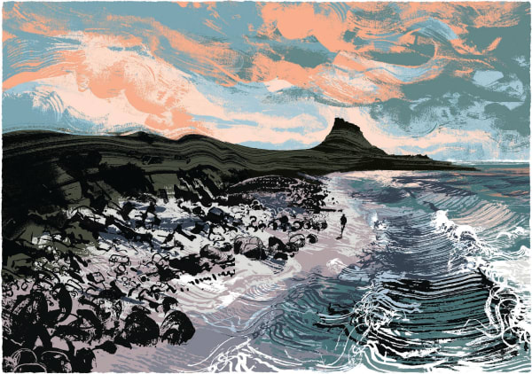 Andy Lovell, Early Morning Light, Lindisfarne