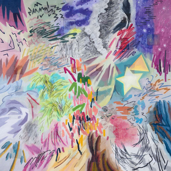 Woo Tae Kyung, 북적이는 하늘빛속 피크닉의 한 장면2, 2022