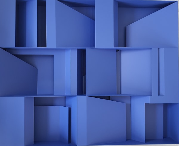 Jeong Jeong-ju, Façade2022-f2-blue, 2022