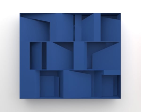 Jeong Jeong-ju, Façade2022-f1-blue, 2022