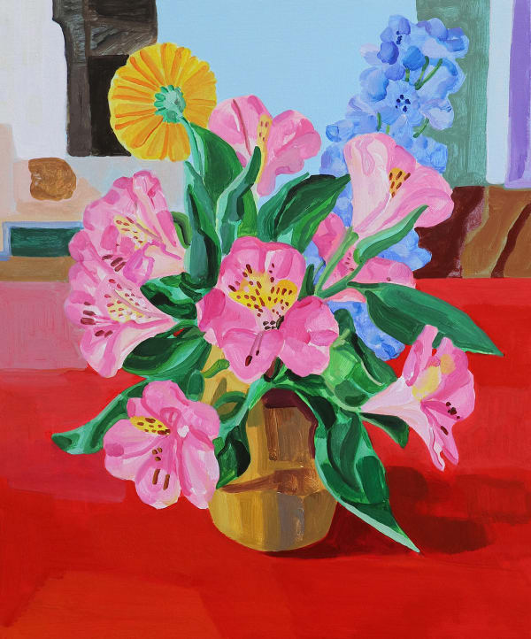 Seokmee NOH, 꽃과 화병 Flowers in a vase-21, 2023