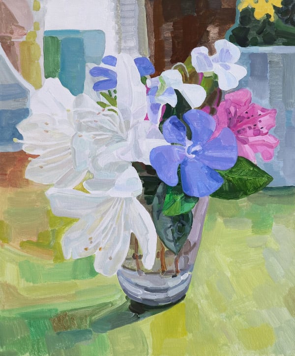 Seokmee NOH, 꽃과 화병 Flowers in a vase-11, 2022