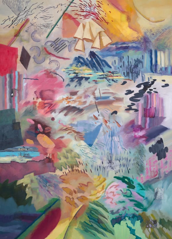 Woo Tae Kyung, P painting6, 2022