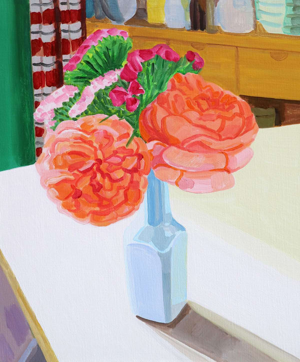 Seokmee NOH, 꽃과 화병 Flowers in a vase-19, 2023