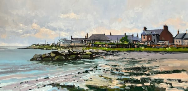 John O'Neill Stonehaven Oil on linen 40 x 80 cm Framed 60 x 100 cm