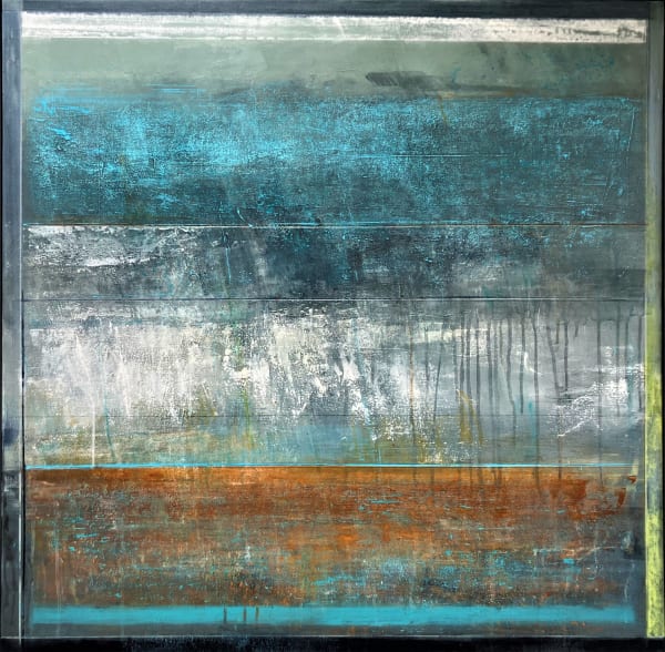 Amanda Phillips Onshore Offshore II Acrylic on canvas 100 x 100 cm