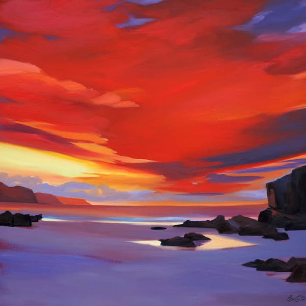 Pam Carter - Dusk at The Stacks