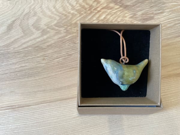 Lois Carson Bird Pendant Stoneware 5 x 6 cm