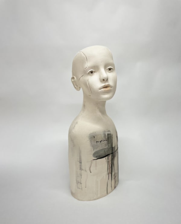 Jacqueline Shortland I Promise I'll Be Good Ceramic 50 x 24 x 22 cm