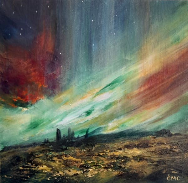 Grace Cameron - Aurora Borealis Over The Old Man of Storr