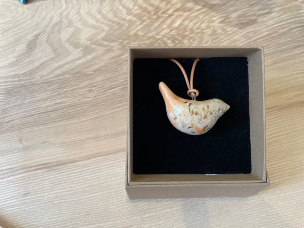 Lois Carson Bird Pendant Stoneware 5 x 6 cm