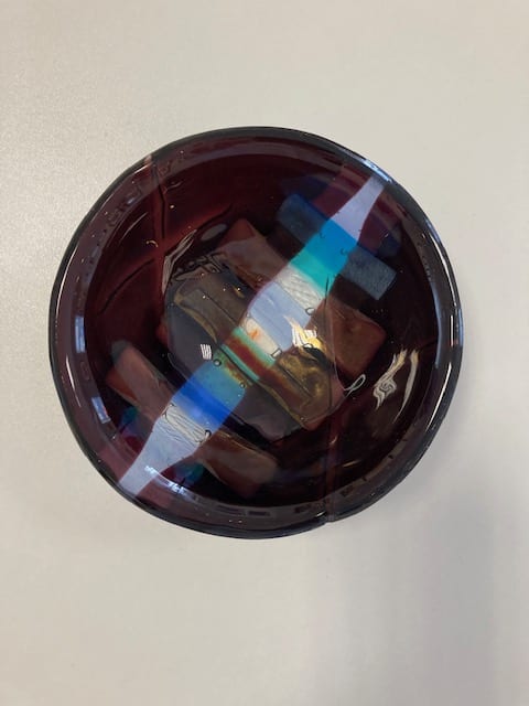 Kim Bramley SGS CGS, Dark Plum River Bowl (15)
