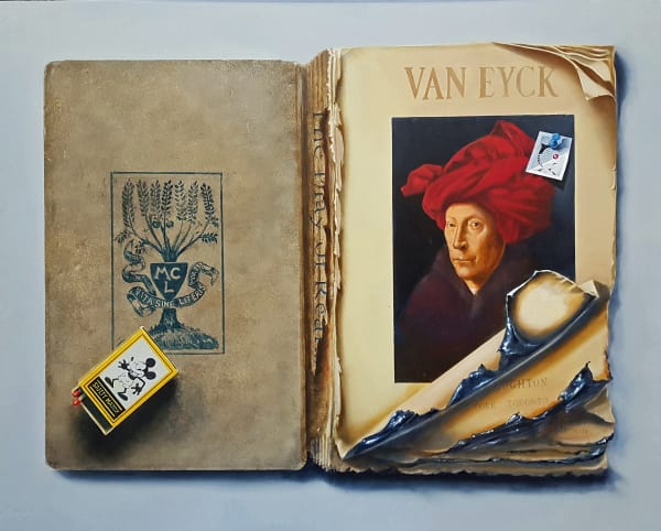 Phil McLoughlin Fortuitous Oil on wood panel 60 x 75 cm Framed 67 x 83 cm