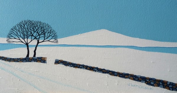 Jenny Watt Colbeck The Clean Slate Acrylic on board 39 x 20 cm Framed 43 x 24 cm