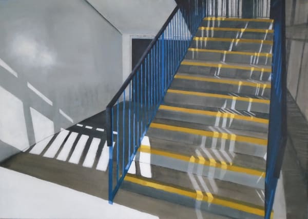 Lindsey Lavender Sol Acrylic & oil on canvas 65 x 90 cm Framed 68 x 94 cm
