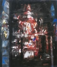 Charles MacQueen RSW RGI Notre Dame Mixed media 61 x 71 cm Framed 76 x 86 cm