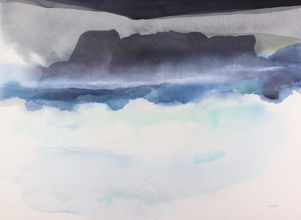 Peter Davis RSW Brim-Stew Watercolour & chalk on paper 50 x 70 cm Framed 69 x 88 cm