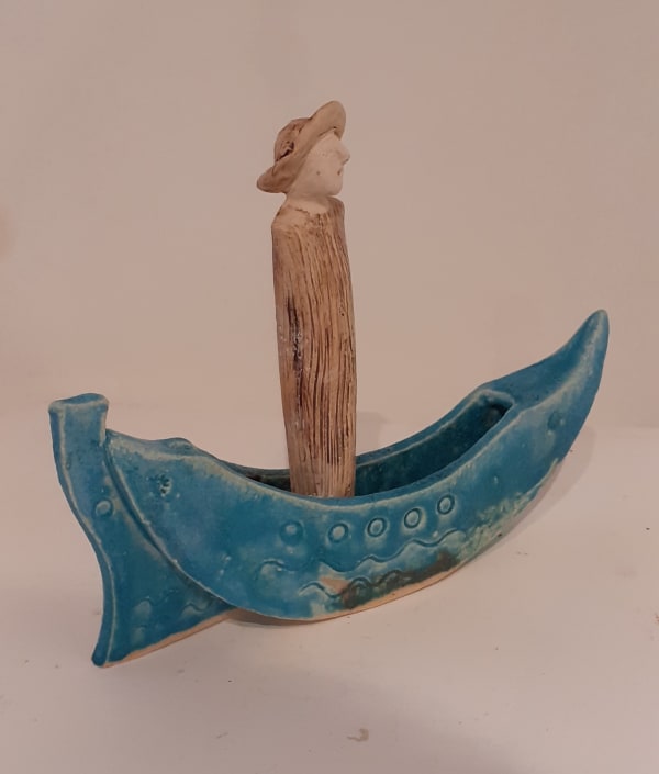 Wenna Crockatt Alone at Sea Ceramic 22 x 18 cm