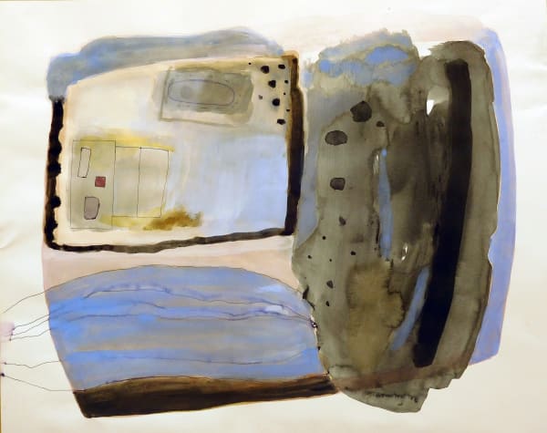 Ann Wegmuller RSW RWS - Settlement Amongst the Rocks I