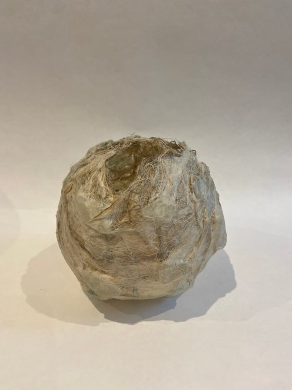 Fi Knox Form II Flax & bamboo fibre & wool thread 15 x 15 cm