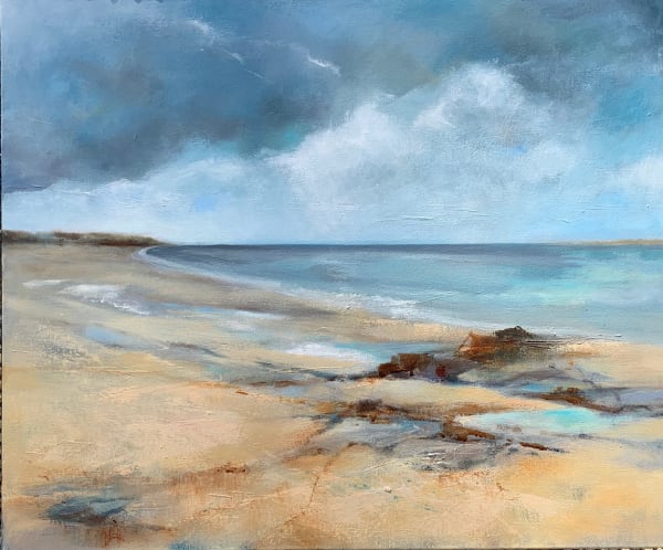 Liz Milne After the Rain Oil on canvas 50 x 60 cm Framed 55 x 65 cm