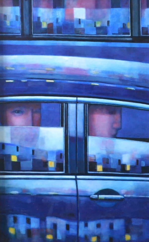 Jonathan Hood The Transience of Being Oil on board 60 x 35 cm Framed 73 x 50 cm