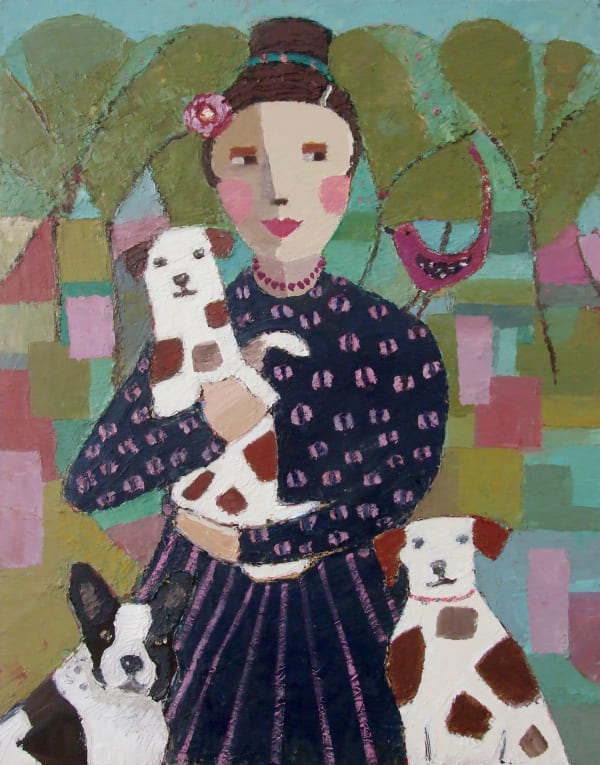 Catriona Millar Miss Augusta Oil on canvas 40 x 30 cm