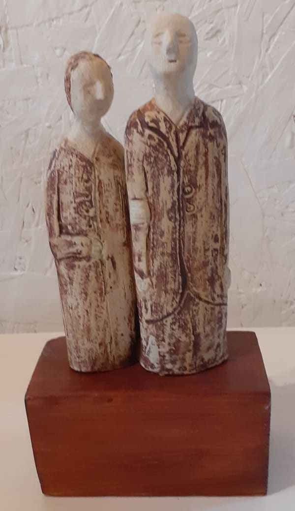 Wenna Crockatt The Odd Couple Ceramic 27 x 13 cm