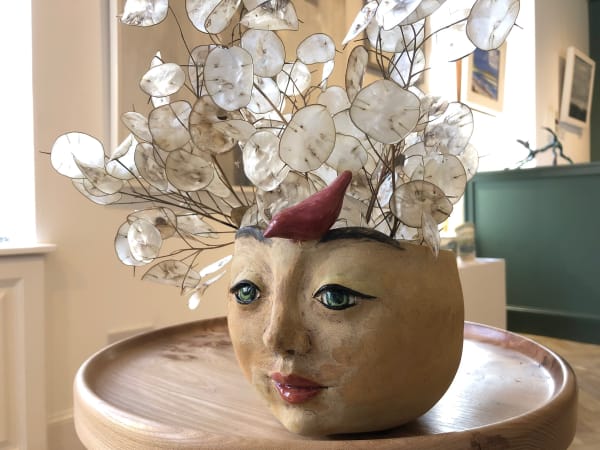 Lois Carson Olive - Quirky Pot Ceramic 14 x 13 cm