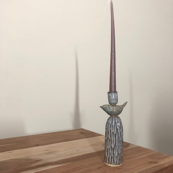 Lois Carson Perching Bird Candlestick II Ceramic 24 cm