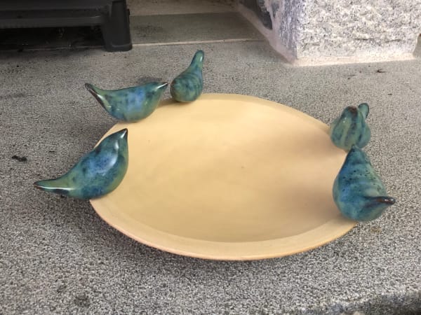 Lois Carson Perching Birds Bowl Ceramic 10 x 35 cm