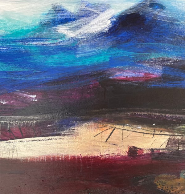 Caroline Bailey RSW, Winter Runrigs