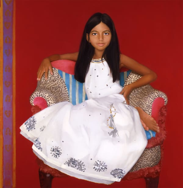 Sharon Sprung, Portrait of Surya Garg