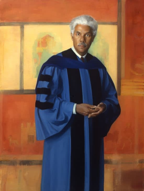 Sharon Sprung, PORTRAIT OF DEAN AL ROBATEAU, PRINCETON UNIVERSITY