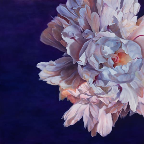 Painting of a peony