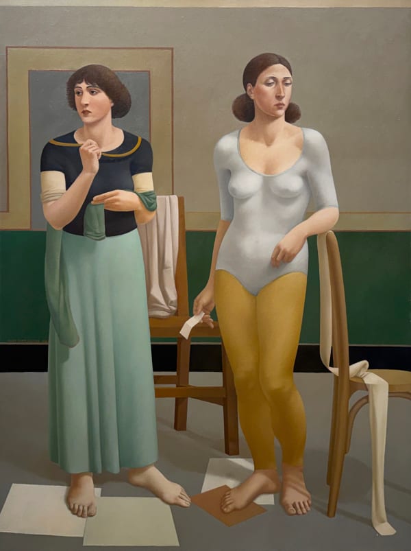 Painting of two women