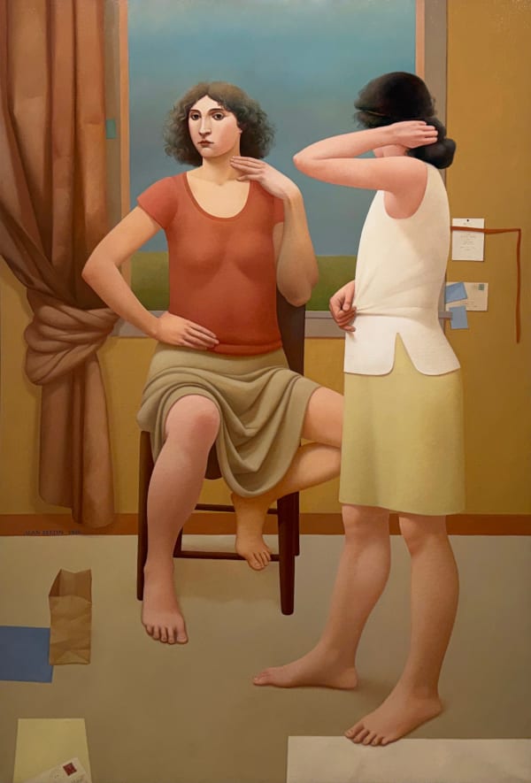 Painting of two women